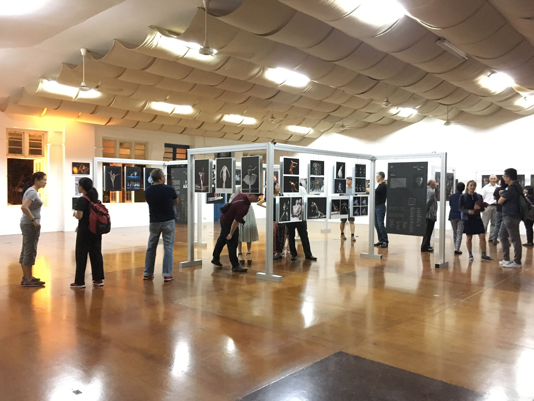 <p>Impromptu Opening celebration</p>
