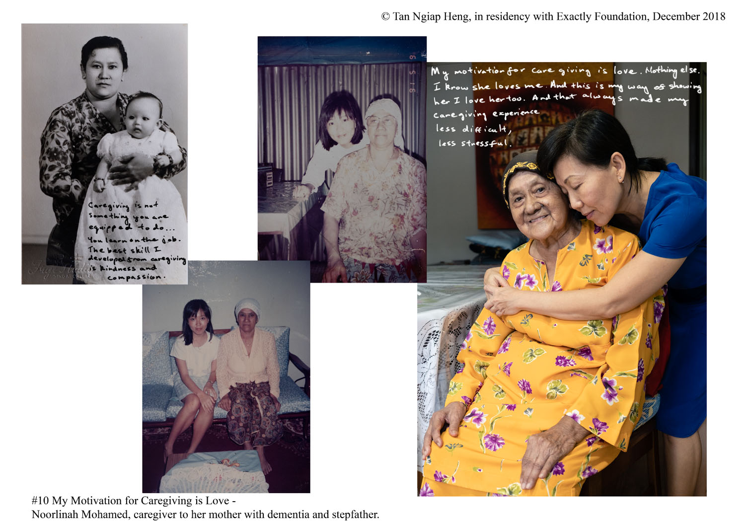 <p>My motivation for Caregiving is Love – Noorlinah Mohamed, caregiver to her mother with dementia and stepfather.</p>
