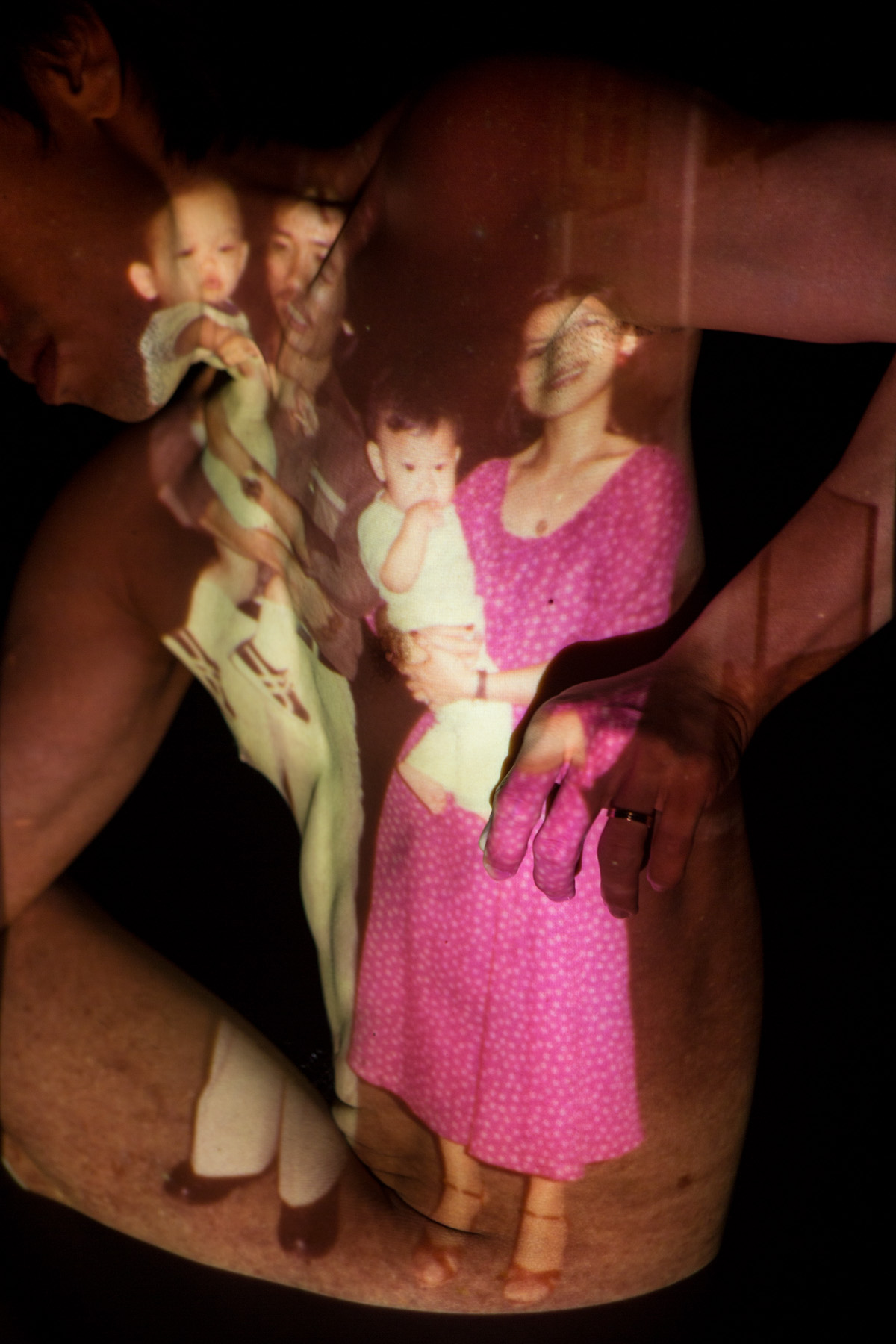 <p>Vincent And The Only Family Portrait – Archival Inkjet Diasec Print 0.66m x 1m (2013)</p>
