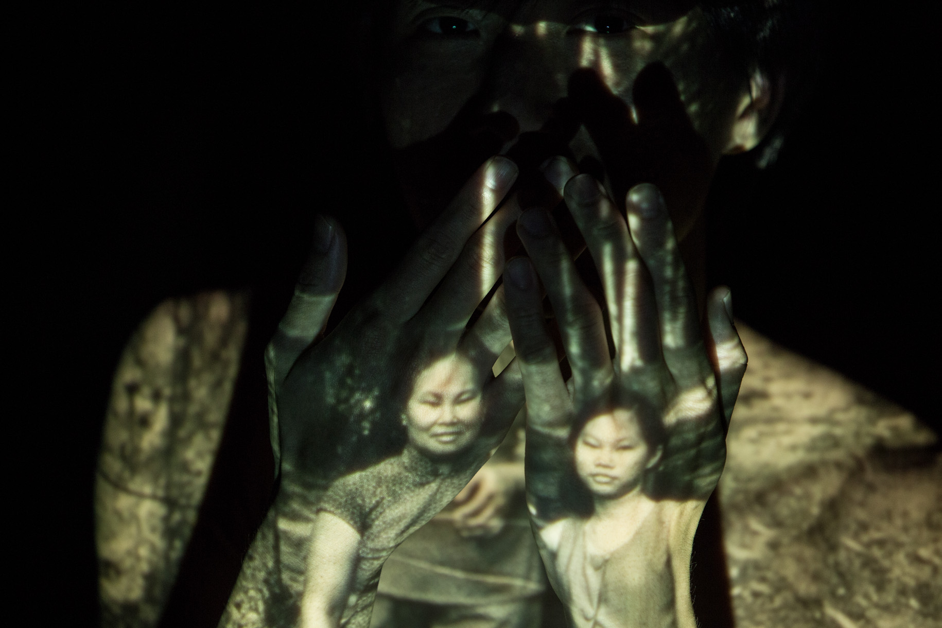<p>Mun Wai’s Grandmother And Aunt – Archival Inkjet Diasec Print 1m x 0.66m (2013)</p>
