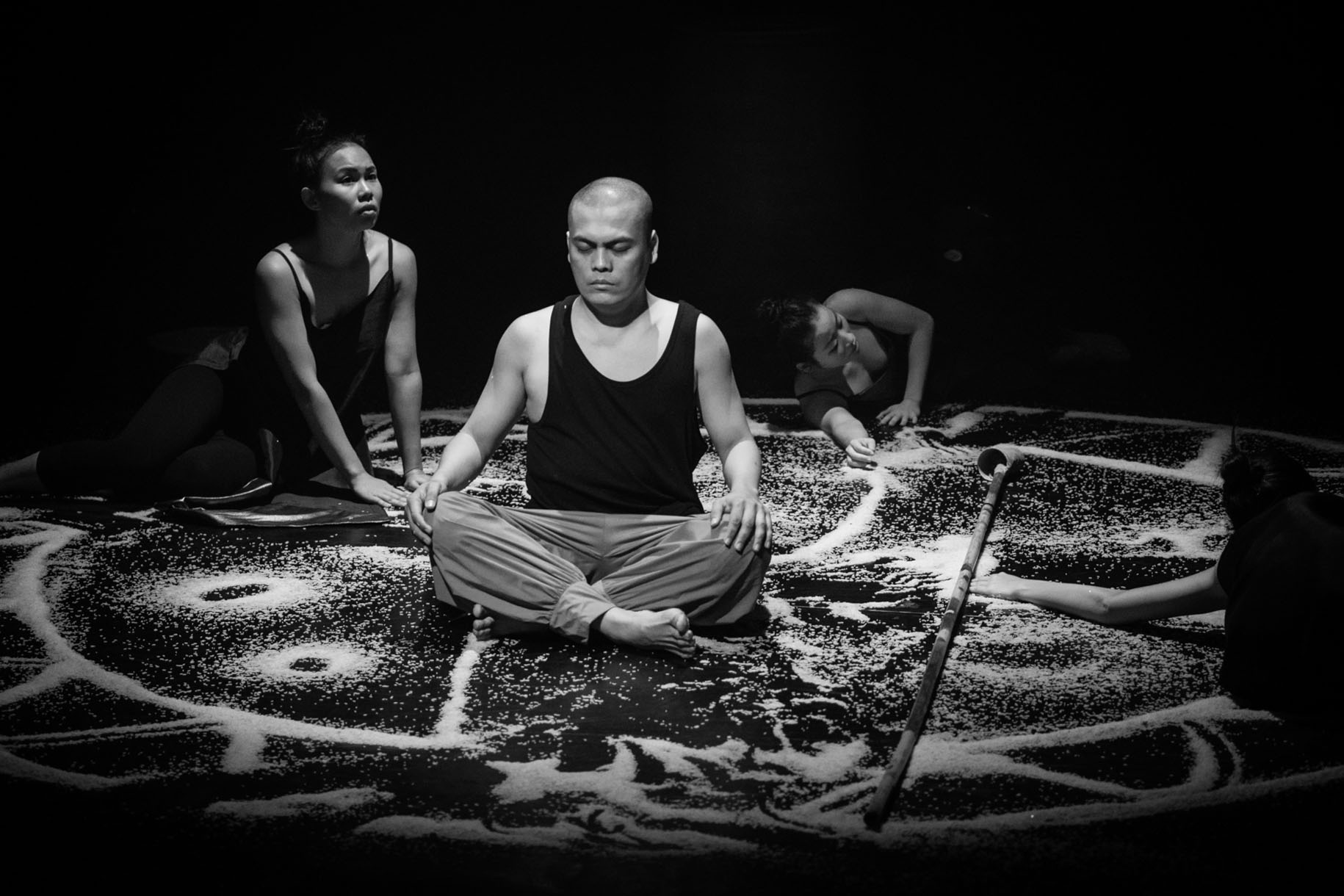 <p><em><a href="https://drlib.lasalle.edu.sg/310/">Mandala</a></em> is a physical theatre production originally created by Beverly Yuen in 2007. After tours in Korea and Europe and several workshops, it was reimagined in a new production by Jacklyn Kuah in her new capacity as Artistic Director of In Source Theatre. Subtitled “Journey through a voyage of reflection on urban life as the Mandala develops”.</p>
