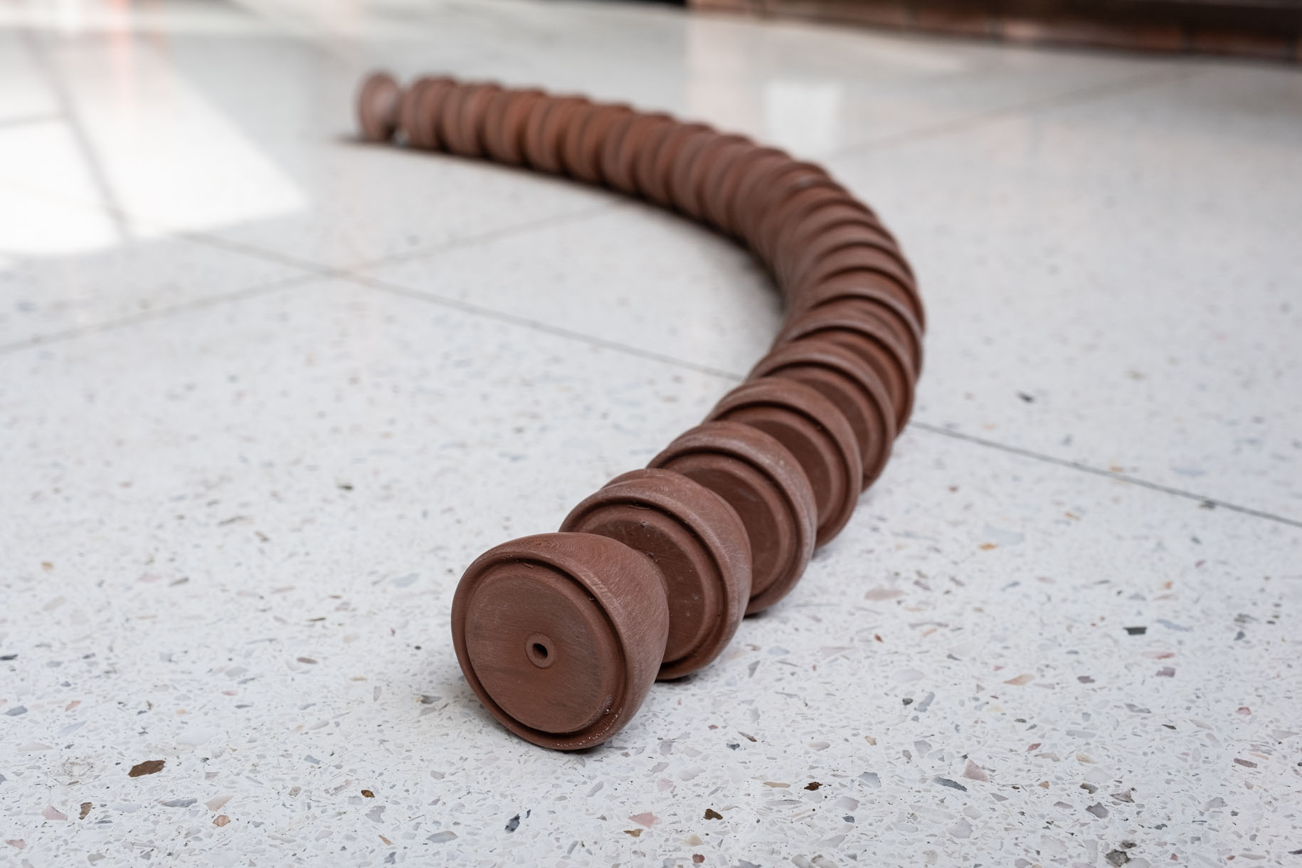 <p><em>Door Knobs</em> (2024), 3D-printed sculpture by Mike HJ Chang.</p>
