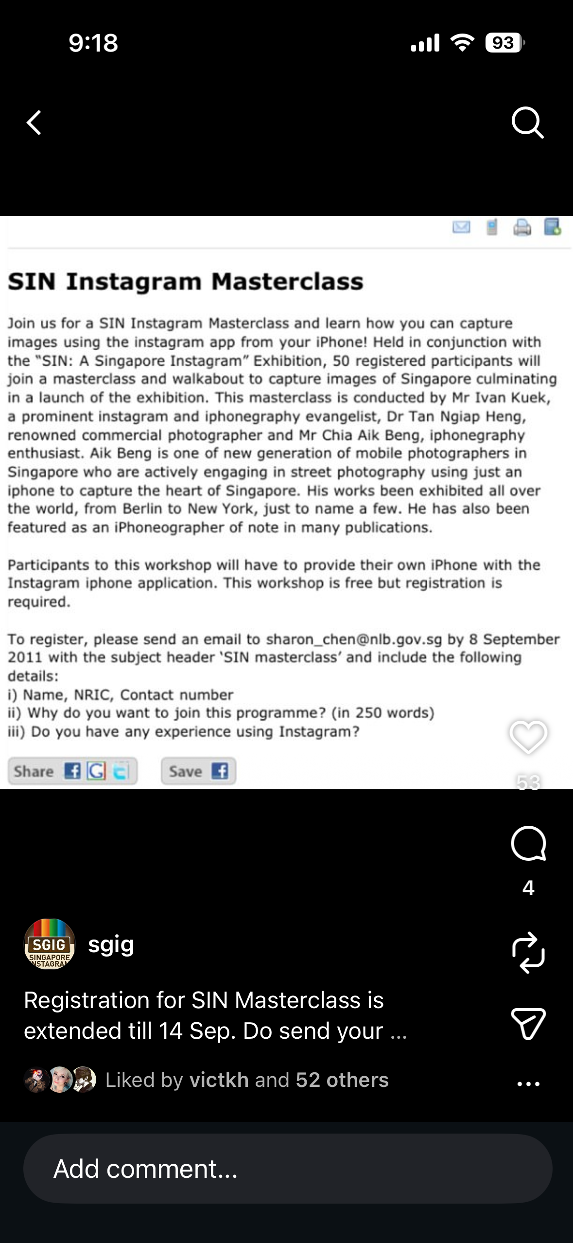 <p>A post about the masterclass.</p>
